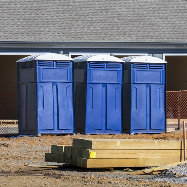 how often are the portable toilets cleaned and serviced during a rental period in El Granada California